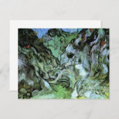 Les Peiroulets Ravijn door Vincent van Gogh (Voorkant / Achterkant)