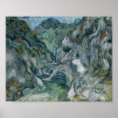 Les Peiroulets Ravine Van Gogh Fine Art Poster (Voorkant)