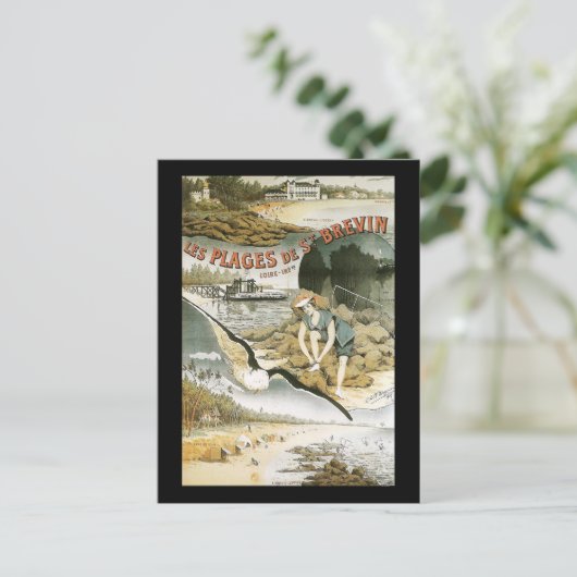 les plages de saint brevin briefkaart (Staand voorkant)