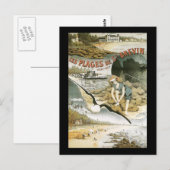 les plages de saint brevin briefkaart (Voorkant / Achterkant)