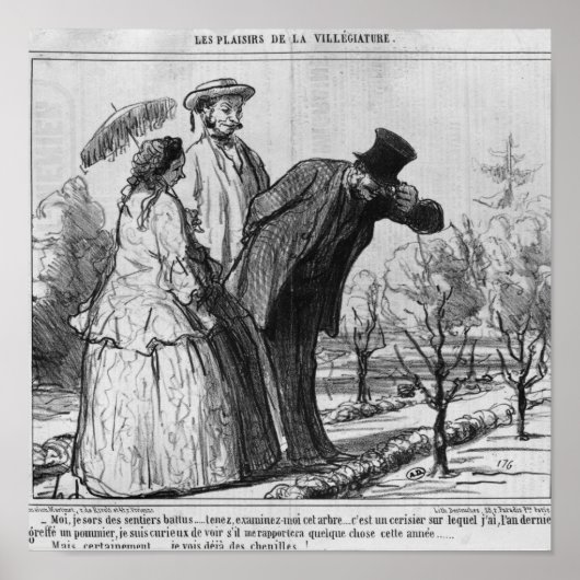 Les Plaisirs de la Villegiature Poster (Voorkant)