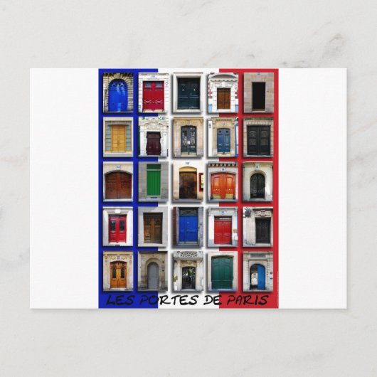 Les Portes de Paris Briefkaart (Voorkant)