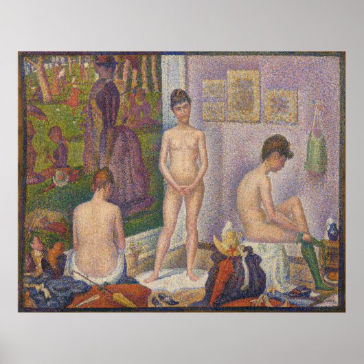 Les Poseuses Poster (Voorkant)