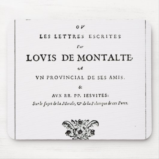 Les Provinciales' door Blaise Pascal Muismat (Voorkant)