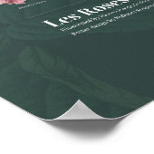 Les Roses van Redouté Poster (Hoek)