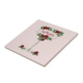 Les Rozen Tegeltje (Zijkant)