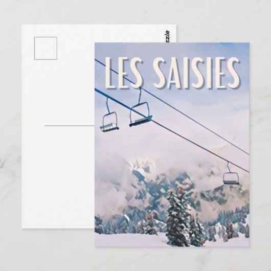 Les Saisies Briefkaart (Voorkant / Achterkant)