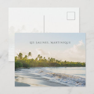 Les Salines strand Martinique Schitterende reis Briefkaart