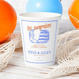 Les Sardines Fish Twins Triplets Multiples Papieren Bekers