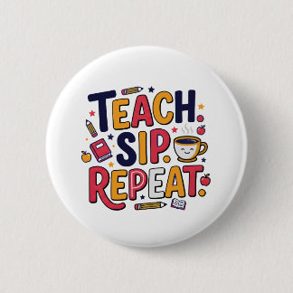 LES. SLURP. HERHALEN RONDE BUTTON 5,7 CM