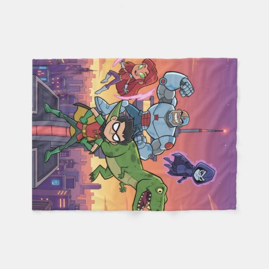  les tentants fleece deken (Voorkant (Horizontaal))