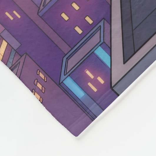  les tentants fleece deken (Hoek)