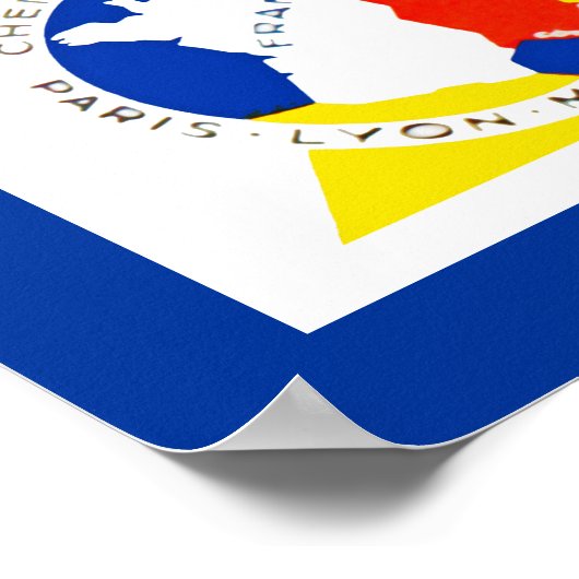 Les Trains du Soleil ~ Côte d'Azur Poster (Hoek)