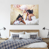 les trois femme canvas afdruk (Insitu (Slaapkamer))