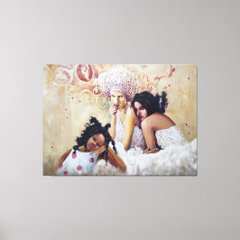 les trois femme canvas afdruk