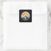 Les Trois Vallées Frankrijk heeft het geleend Vierkante Sticker (Tas)