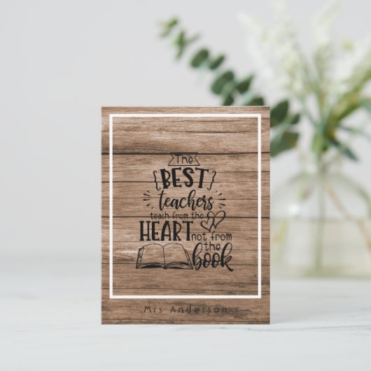 LES UIT HET HART EN NIET UIT EEN BOEK LERAREN Geno (Staand voorkant)