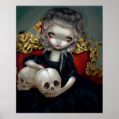 Les Vampires: Les Crânes ART PRINT rococo vampire (Voorkant)