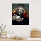 Les Vampires: Les Crânes ART PRINT rococo vampire (Keuken)
