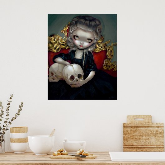 Les Vampires: Les Crânes ART PRINT rococo vampire (Keuken)