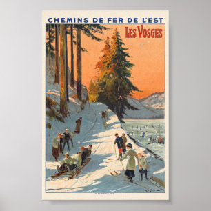 Les Vosges Frankrijk Vintage Poster 1912