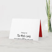 Lesbi - vrienden feestdagen kaart (Achterkant)