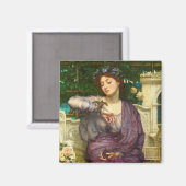 Lesbia en haar Mus (door Edward John Poynter) Magneet (Voorkant / Achterkant)