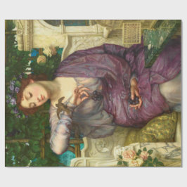 Lesbia en haar Sparrow (door Edward John Poynter) Cadeaupapier