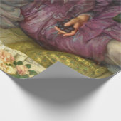 Lesbia en haar Sparrow (door Edward John Poynter) Cadeaupapier (Hoek)