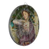 Lesbia en haar Sparrow (door Edward John Poynter) Dartbord (Voorkant Links)