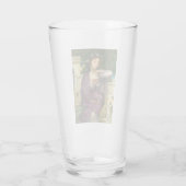 Lesbia en haar Sparrow (door Edward John Poynter) Glas (Achterkant)