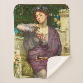 Lesbia en haar Sparrow (door Edward John Poynter) Sherpa Deken