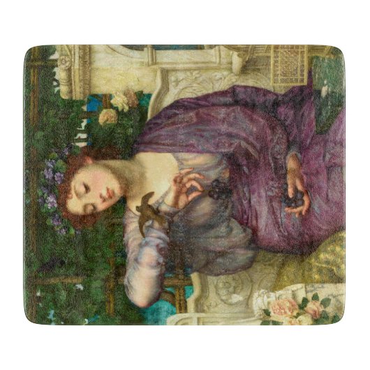 Lesbia en haar Sparrow (door Edward John Poynter) Snijplank (Voorkant)