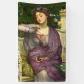 Lesbia en haar Sparrow (door Edward John Poynter) Spandoek (Verticaal)