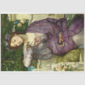 Lesbia en haar Sparrow kunstwerk Decoupage Tissuepapier (Voorkant)