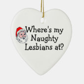 Lesbiaanse kerst keramisch ornament (Rechts)