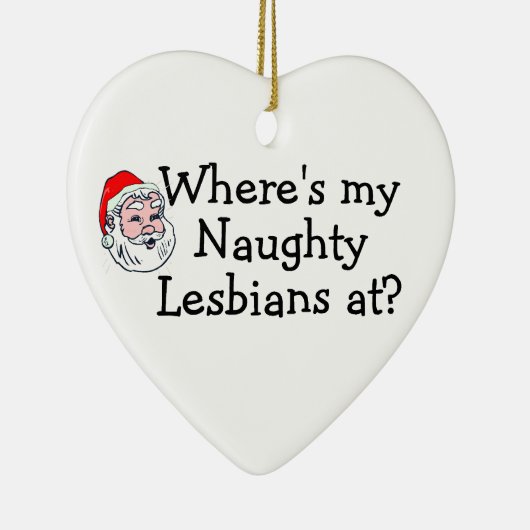 Lesbiaanse kerst keramisch ornament (Rechts)