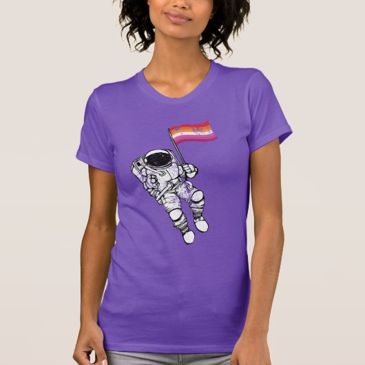 LESBIAANSE MOONVROUWEN VERTROUWD T-SHIRT (Voorkant)