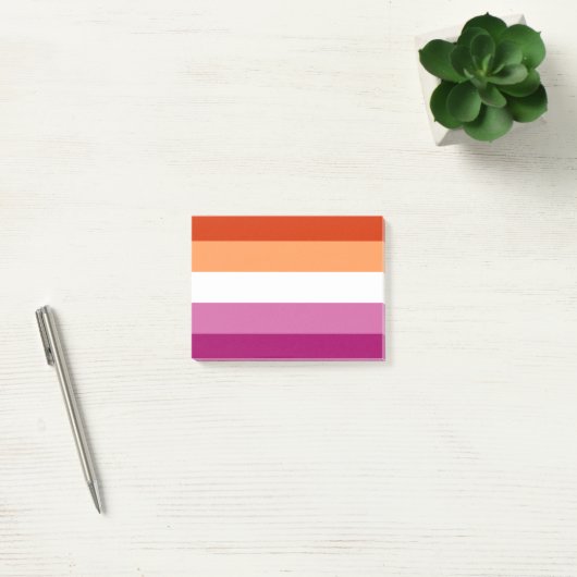 Lesbiaanse trots post-it® notes (Kantoor)