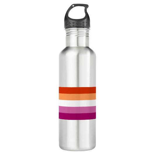 Lesbiaanse trots waterfles  (Voorkant)