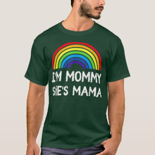 Lesbian 2 Moms Gay LGBT Moederdag T-shirt