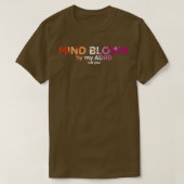 Lesbian ADHD Mind Blown T-shirt (Design voorkant)