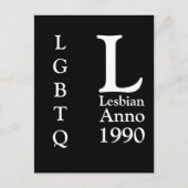 Lesbian Anno ???? | Lesbian Pride   Briefkaart (Voorkant)