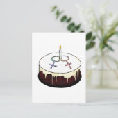 Lesbian Birthday Cake Briefkaart (Staand voorkant)
