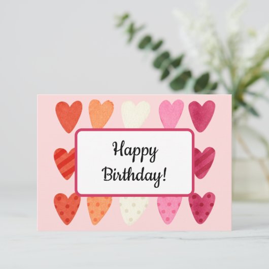 Lesbian Birthday Kaart (Staand voorkant)