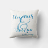 Lesbian Blue Hold Me Tight Personated Kussen (Achterkant)