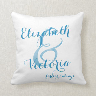 Lesbian Blue Hold Me Tight Personated Kussen