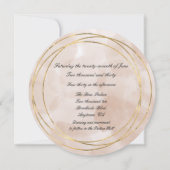 Lesbian Bridal Bouquet Floral Wedding Kaart (Achterkant)