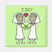 Lesbian Brides Magnet (Voorkant)