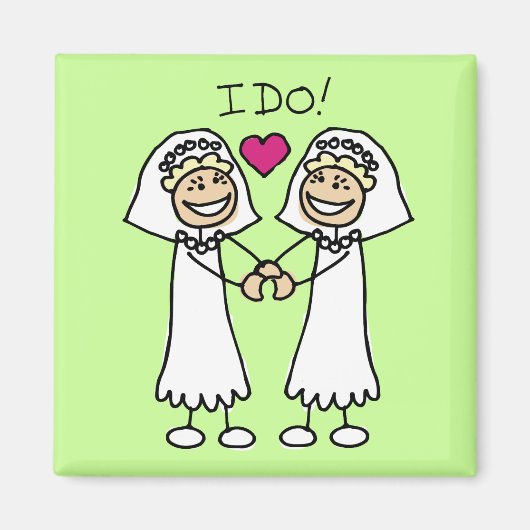 Lesbian Brides Magnet (Voorkant)